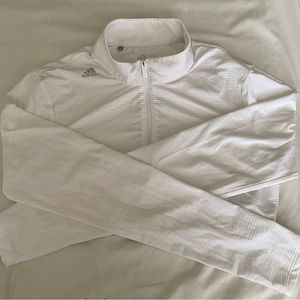 adidas cropped zip up
